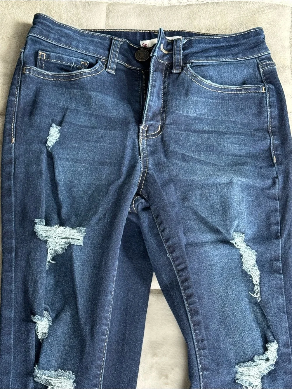 SO Women High-Rise Jeans - Dark Blue